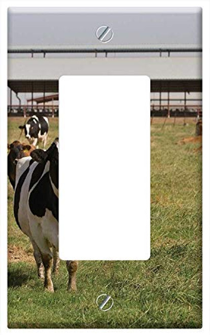 Switch Plate Single Rocker/GFCI - Cows Farm Agriculture Livestock Countryside Rural 1 Switch Plate Single Rocker/GFCI - Cows Farm Agriculture Livestock Countryside Rural 1