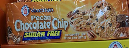 Voortman Pecan chocolate chip cookies sugar free 8oz