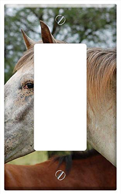 Switch Plate Single Rocker/GFCI - Horse Countryside Horse Head Riding Horse Riding Switch Plate Single Rocker/GFCI - Horse Countryside Horse Head Riding Horse Riding