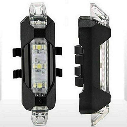 4PCS Bike Tail Light Bicycle Rechargeable USB Safety Rear Lamp Flashing Warning