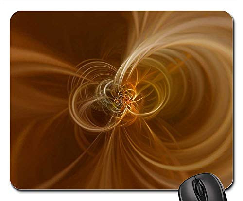 Mouse Pad - Background Nebulous Fog Rings Circle Fractals