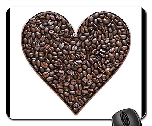 Mouse Pad - Coffee Beans Heart Coffee Brown Beans Roasted