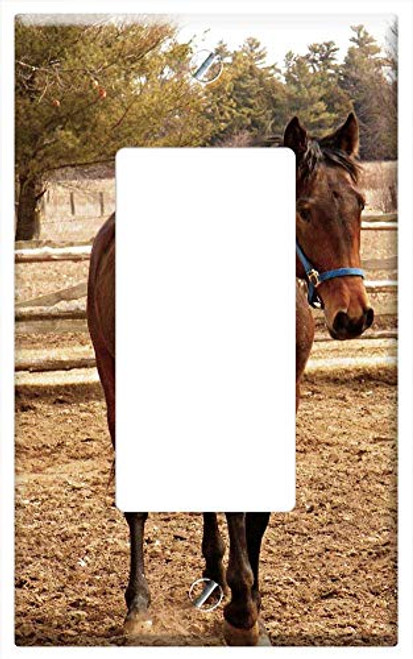 Switch Plate Single Rocker/GFCI - Horse Animal Horse Head The Horse Countryside Switch Plate Single Rocker/GFCI - Horse Animal Horse Head The Horse Countryside