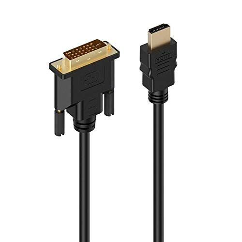 1M HDMI to DVI-D Adapter Video Cable-HDMI Male to DVI Male to HDMI to DVI Cable 1080p High Resolution LCD and LED Monitors