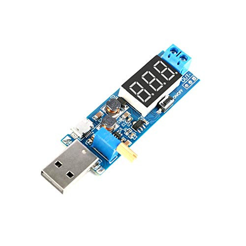 DIYElectronic DC-DC USB Desktop Power Module Adjustable Buck-Boost Power Regulator Module 5V to 3.3V 9V 12V 24V