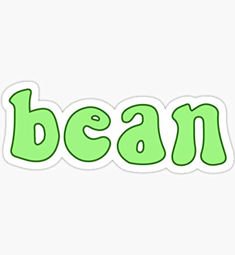 Green Bean Sticker - Sticker Graphic - Auto Wall Laptop Cell Truck Sticker for Windows Cars Trucks