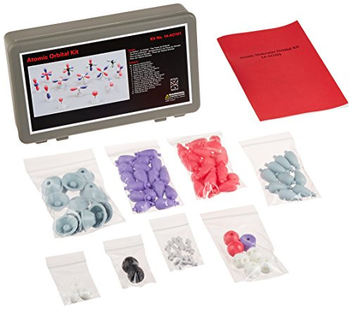 Molecular Models 14-AO101 82-Piece Atomic Orbital Model Kit