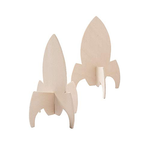 Do It Yourself Wood Rockets - Crafts for Kids and Fun Home Activities