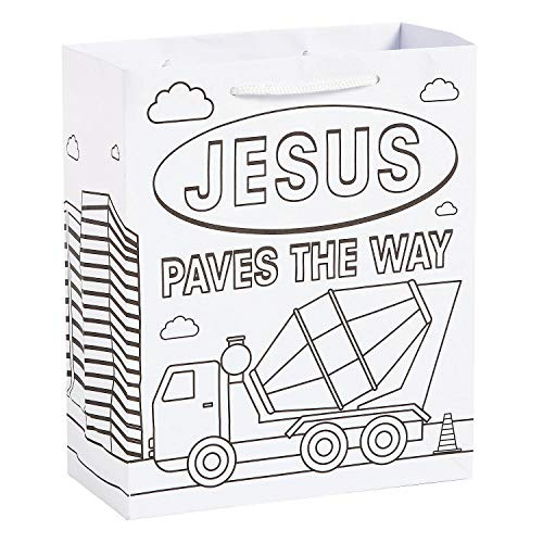 Construction Vbs Color Your Own Take Home Bags - Crafts for Kids and Fun Home Activities