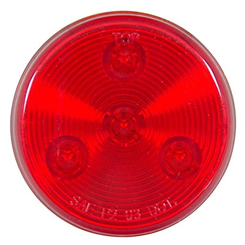 Red 2 1/2 inch Round LED Side Marker Lights -1 per pack-