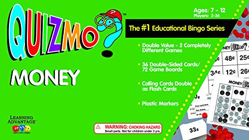 Learning Advantage 8236 QUIZMO Money Card Learning Advantage 8236 QUIZMO Money Card