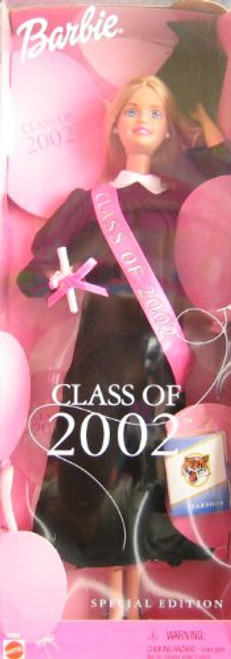 Barbie Class of 2002 Special Edition Doll w Black Grad Gown (2001) Barbie Class of 2002 Special Edition Doll w Black Grad Gown (2001)