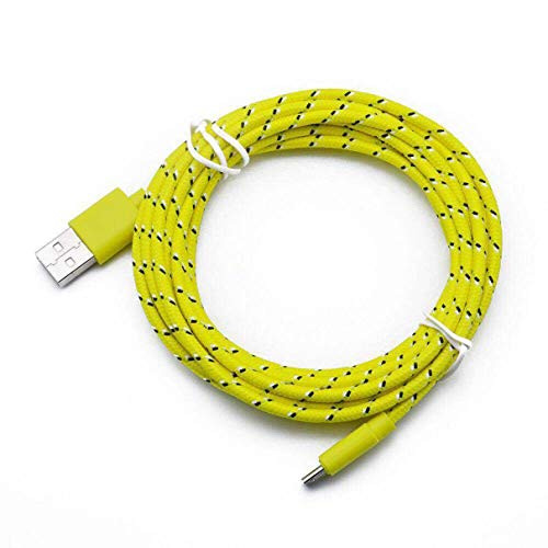 Isabelvictoria Colorful Nylon Braided Micro USB Cable Data Sync USB Charger Cable for Android Phone USB Micro Cables Sync USB Charger