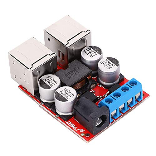 DC-DC Buck Converter Module 8-35V DC to DC 5.2V Adjustable Step Down Voltage Regulator 4 USB Power Supply Buck Module