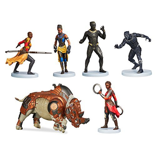 Shop Disney Marvel Black Panther Figure Set - Figurine Play Set - Cake Topper