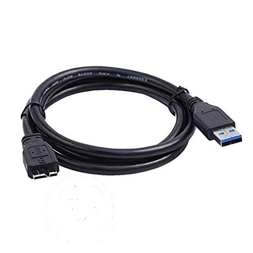 USB 3.0 Power Charger Data SYNC Cable Cord for Seagate External Hard Drive HDD 4 feet Black