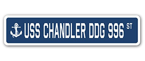 SignMission 4 inch X 18 inch Aluminum Sign Chandler DDG 996
