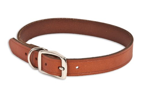 Ruff Maxx 10830 Leather Dog Collar 20-Inch Brown