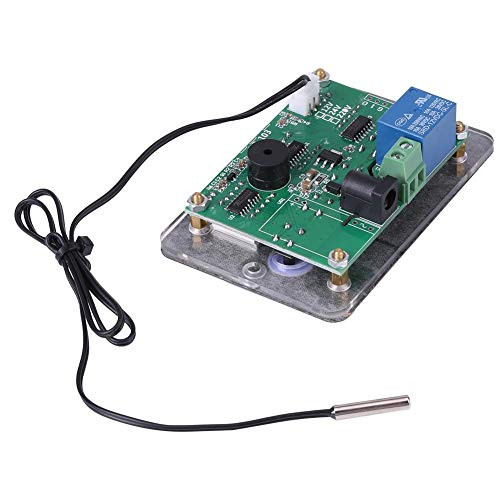 Thermostat Control Switch Thermostat Temperature Controller DC Digital Display for Machine Equipment with Sensor Probe
