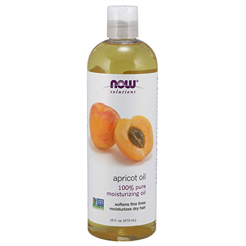 NOW Solutions Apricot Kernel Oil Hair Moisturizer Rejuventaing Skin Oil Softens Fine Lines 16-Ounce
