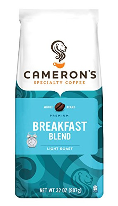 Cameron's Coffee Roasted Whole Bean Coffee, Breakfast Blend, 28 Ounce Cameron's Coffee Roasted Whole Bean Coffee, Breakfast Blend, 28 Ounce