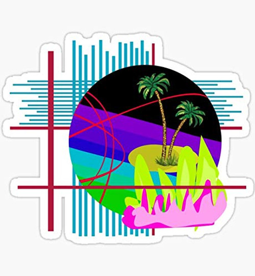 Abstract Circle Beach Island Sticker - Sticker Graphic - Auto Wall Laptop Cell Truck Sticker for Windows Cars Trucks Abstract Circle Beach Island Sticker - Sticker Graphic - Auto Wall Laptop Cell Truck Sticker for Windows Cars Trucks