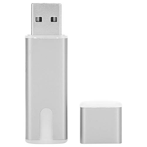 USB Flash Drive Breathing Light USB2.0 Memory Stick Portable Storage Computer Supplies Silver USB Memory Stick Plug and Play for Data Storage Backup-8GB-