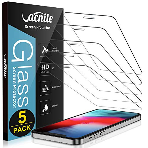 -5 Pack- Compatible for iPhone 12 Pro Max Screen Protector 6.7 Inch VACNITE Screen Protector Tempered Glass for iPhone 12 Pro Max -Anti-Scratch- -Bubble-Free--Case Friendly--HD Clear- -5 Pack- Compatible for iPhone 12 Pro Max Screen Protector 6.7 Inch VACNITE Screen Protector Tempered Glass for iPhone 12 Pro Max -Anti-Scratch- -Bubble-Free--Case Friendly--HD Clear-