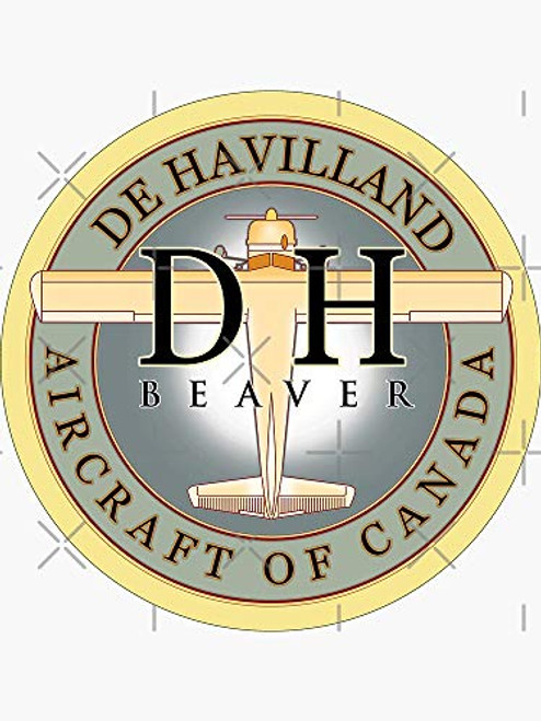 DeHavilland Beaver Aircraft Canada - Sticker Graphic - Auto Wall Laptop Cell Truck Sticker for Windows Cars Trucks