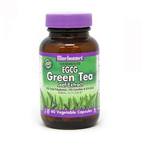 BlueBonnet EGCG Green Tea Leaf Extract Supplement 60 Count
