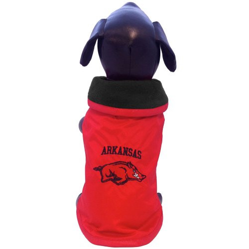 NCAA Arkansas Razorbacks All Weather Resistant Protective Dog Outerwear XX-Small
