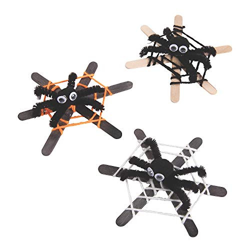 Spiderweb Craft Stick Craft Kit -12 - Crafts for Kids and Fun Home Activities