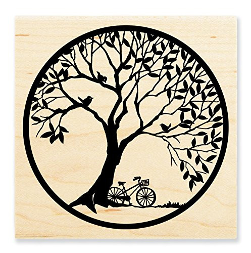 Stampendous Wood Stamp Tree Circle