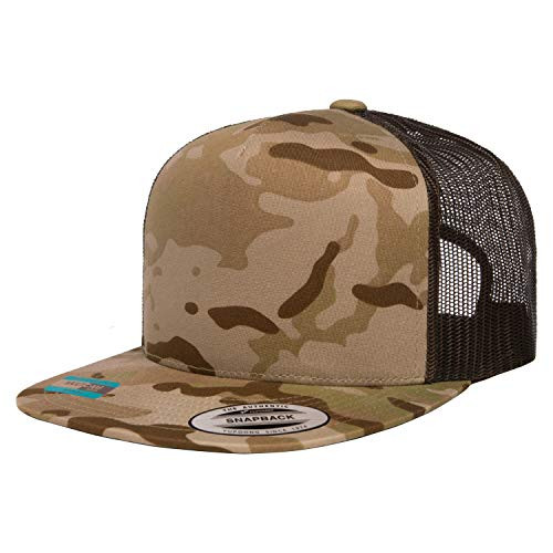 Yupoong YP Classics Multicam Trucker Cap ARID/Brown OS
