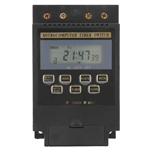 4.7 2.9 2.3 in 1min-168h LCD Display Programmable Mechanical Timer Digital Time Switches DIY Light Box for Home Appliances