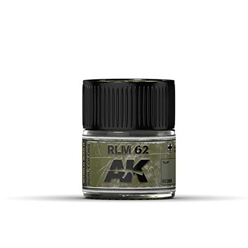 AK Interactive Real Color Air Single Paint Line 10ml - RC206 thru RC284 Color RLM 62 - RC269