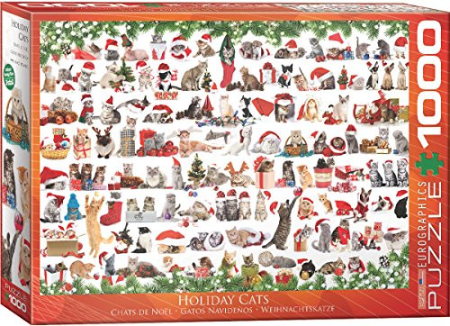 EuroGraphics Christmas Kittens Puzzle (1000 Pieces)