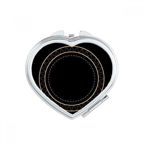 Shape Circle Symbol Totem Pattern Heart Mirror Travel Magnification Portable Handheld Pocket Makeup Shape Circle Symbol Totem Pattern Heart Mirror Travel Magnification Portable Handheld Pocket Makeup