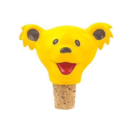 KOLLECTICO DBBS-Single-Y Grateful Dead Bottle Stopper Bobblehead-Yellow