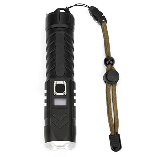 USB Rechargeable Flashlight 16x3.5x3.5cm USB Rechargeable Aluminium Alloy Mini Outdoor Torch for Camping Hiking Patrol