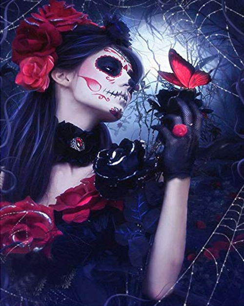 NEILDEN DIY 5D Diamond Painting Kits for Adults Full Drill Embroidery Paintings Rhinestone Pasted DIY Painting Cross Stitch Arts Crafts for Home Wall Decor 30x40cm/11.8x15.7Inches-Rose Girl- NEILDEN DIY 5D Diamond Painting Kits for Adults Full Drill Embroidery Paintings Rhinestone Pasted DIY Painting Cross Stitch Arts Crafts for Home Wall Decor 30x40cm/11.8x15.7Inches-Rose Girl-