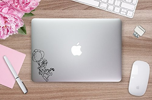 SimplyVinylized Winnie The Pooh and Tiggers Balloon Adventures Vinyl Decal Sticker Light Brown