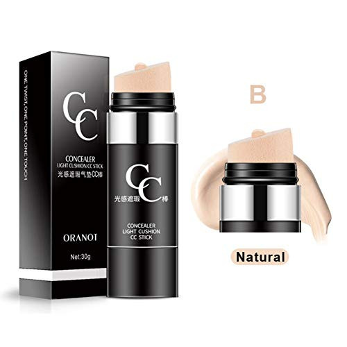 Onkessy Concealer Stick Moisturizing Lasting Cover Up for Dark Circles and Imperfections Brighten Skin Tone Concealer CC Stick