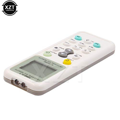 Calvas Universal K-1028E Latest 1000 in 1 AC Remote Control for Air Conditioner Condition LCD Backlight A/C Muli Remote Control Plastic