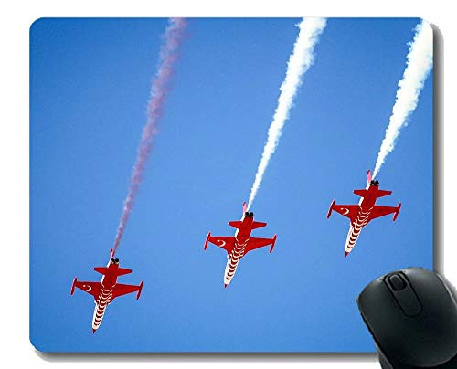 YENDOSTEEN Personalized Your Gaming MousepadAircraft LaunchCarrierShip 0 Gaming Mouse Mat Pad with Stitched Edges