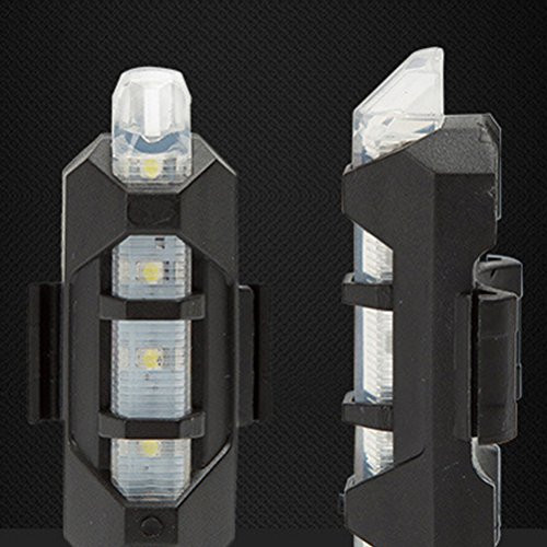 LIOOBO Waterproof USB LED Rechargeable Rear Bicycle Light Bike Tail Light Bright Warning Safety Light Fits for Road Bike Bike
