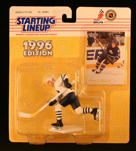Starting Lineup MATS SUNDIN / Toronto Maple Leafs 1996 NHL Action Figure  and  Exclusive Collector Skybox Trading Card