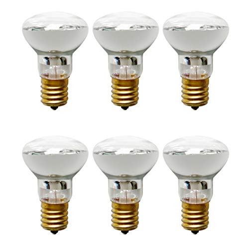 R39 E17 Replacement Light Bulb Motion Lamp 30 Watt Reflector Type -6 Pack-