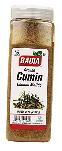 Badia Spices inc Spice Cumin Seed Ground 16-Ounce Yellow Multi -1 Pack-