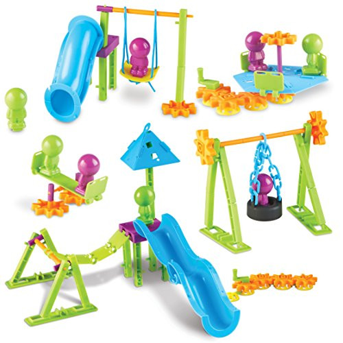 Learning Resources Playground Engineering & Design STEM Set, 104 Pieces
